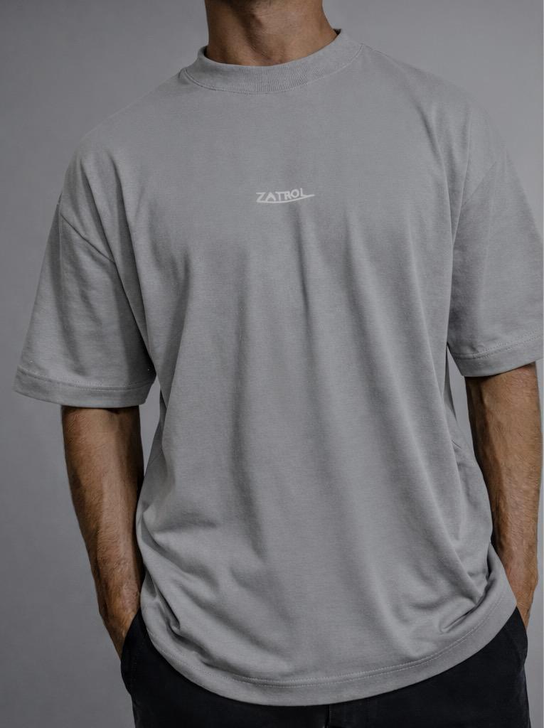 Camiseta oversized cinza ZATROL