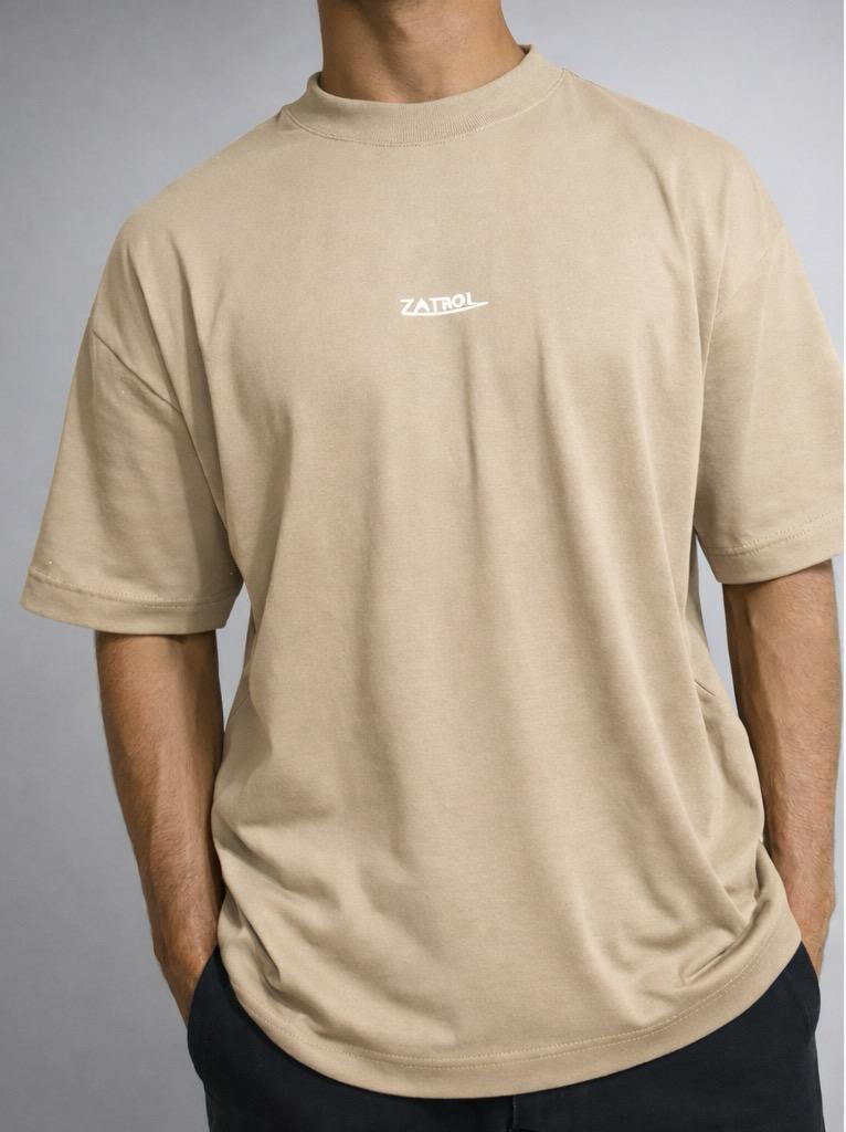Camiseta oversized areia ZATROL